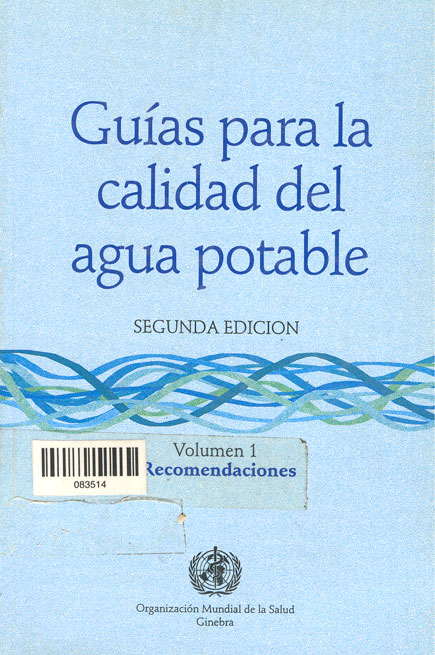 Guias para la calidad del agua potable