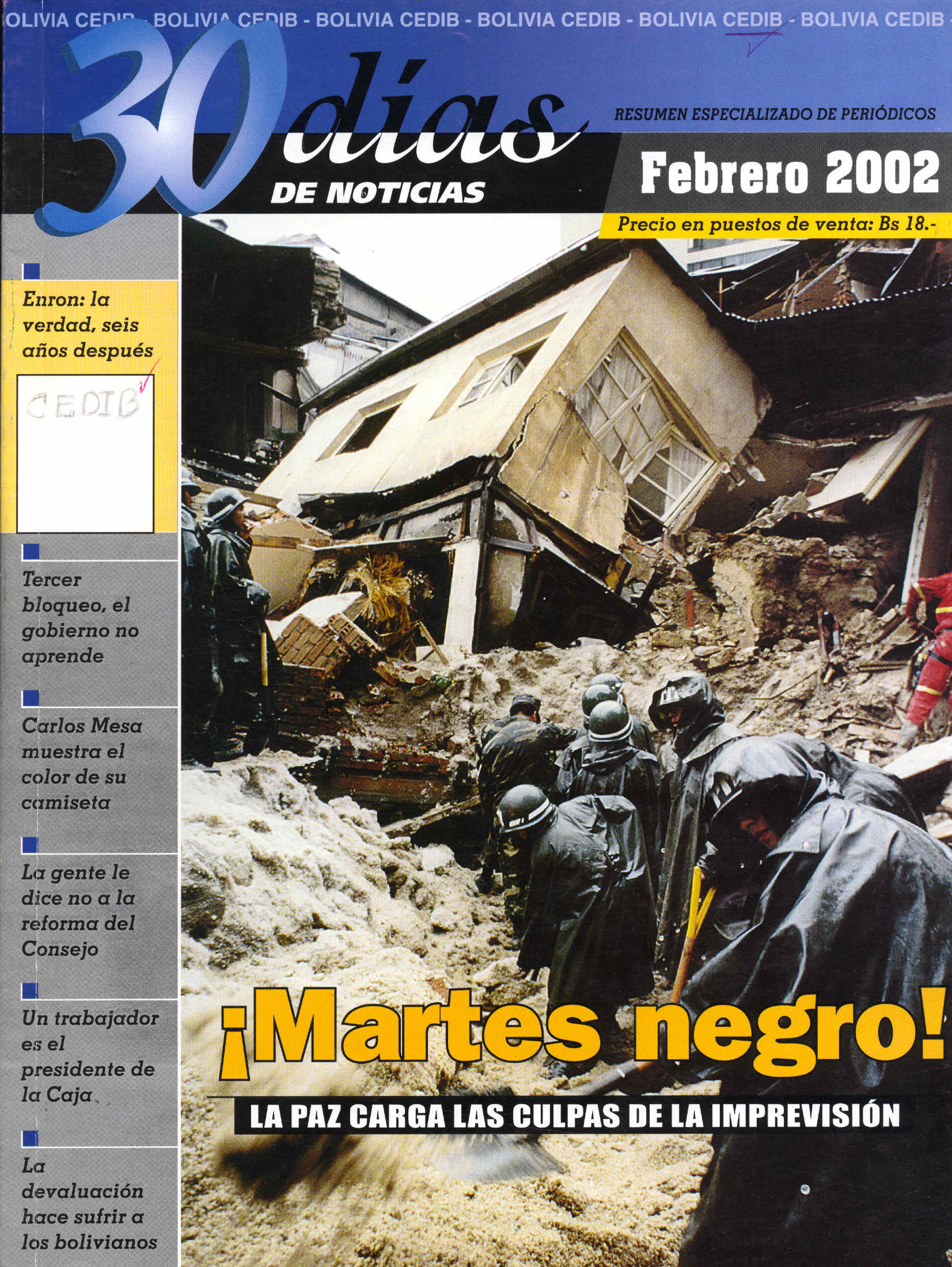 Martes negro: La Paz carga las culpas de la imprevisión
