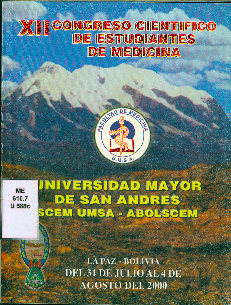 XII Congreso Cientifico de Estudiantes de Medicina