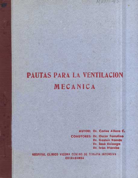 Pautas para la ventilación mecánica