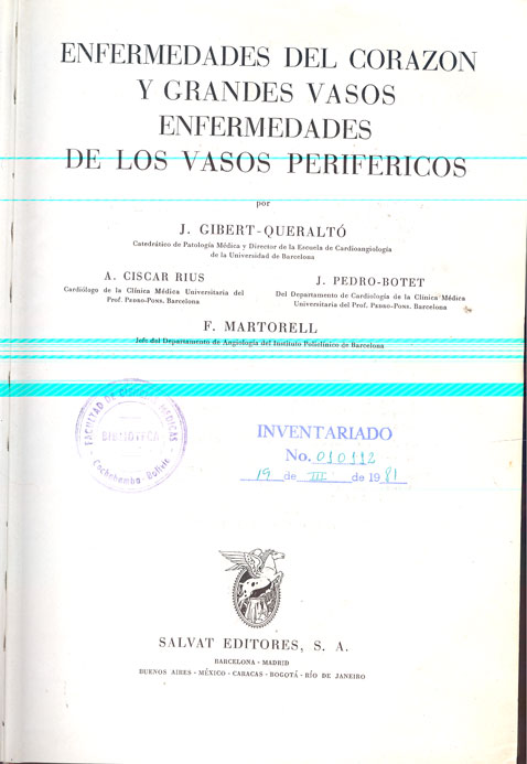 Tratado de patologia y clinica medicas