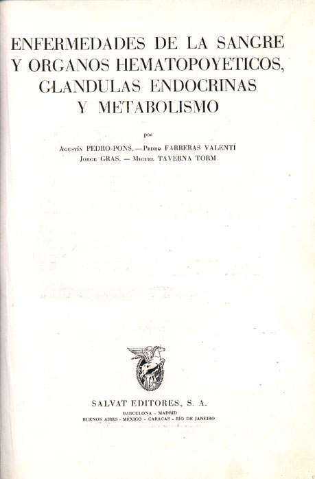 Enfermedades de la sangre y organos ematopoyeticos Glandulas Endocrinas