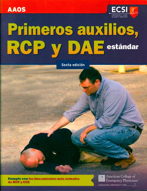 Primeros auxilios, RCP y DAE estandar
      <i>es</i>
