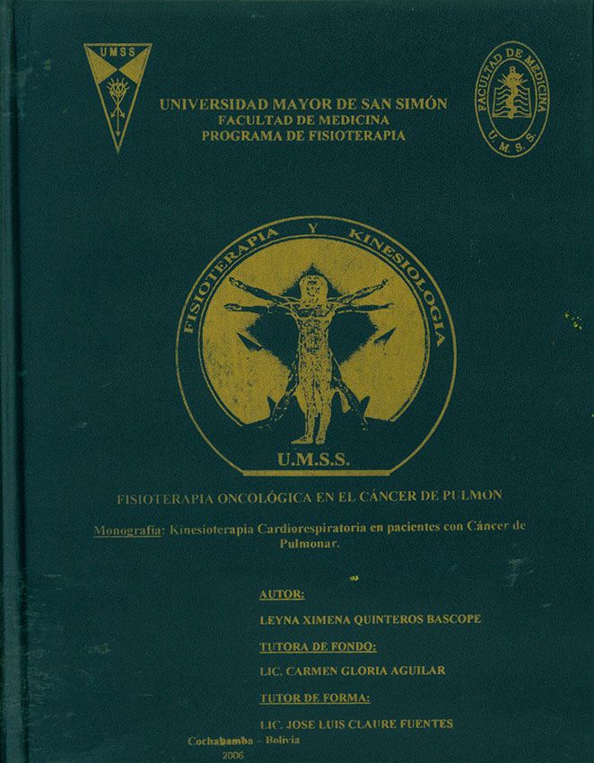 Fisioterapia Oncológica en el Cancer de Pulmon