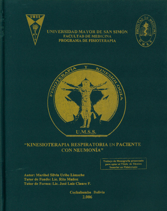 Kinesioterapia Respiratoria en Paciente con Neumonía