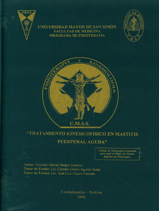 Tratamiento Kinesico Fisico en Mastitis Puerperal Aguda