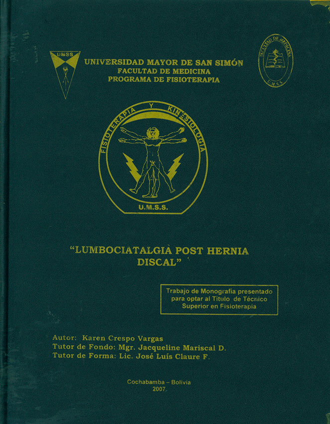 Lumbogia Post Hernia Discal