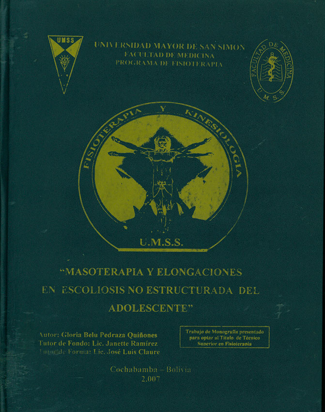 Masoterapia y Elongaciones en Escoliosis no Estructurada del Adolecente