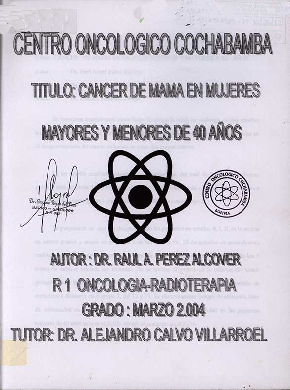 Cancer de Mama en Mujeres Mayores y Menores de 40 Años