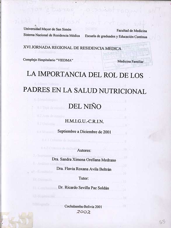La Importancia del Rol de los Padres en la Salud Nutricional del Niño