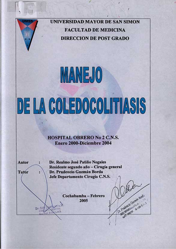 Manejo de la Coledocolitiasis