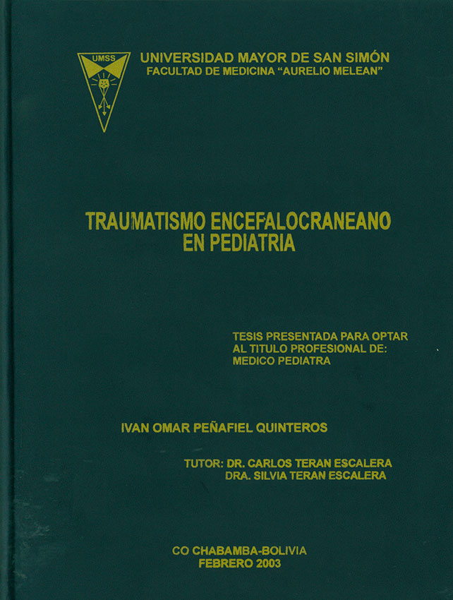 Traumatismo Encelocraneano en Pediatria