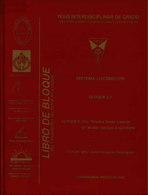 Sistema Locomotor, Bloque 3.7
