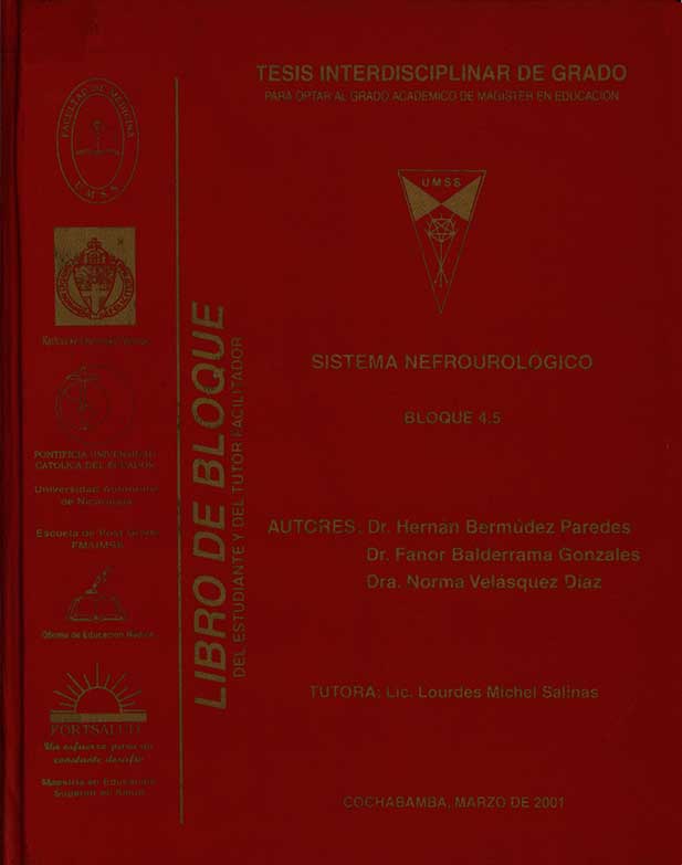 Sistema Nefrourologico; Bloque 4.5