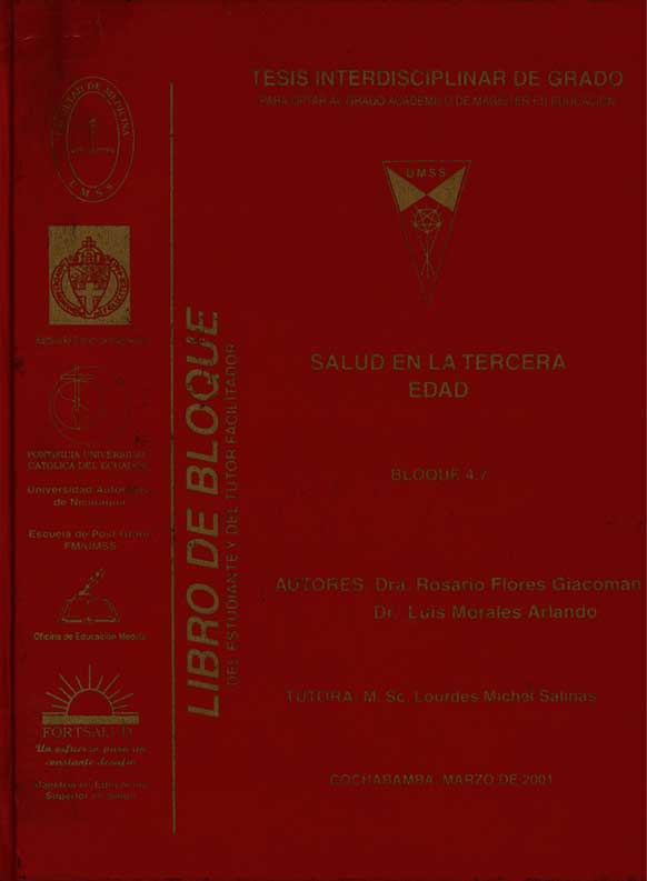 Salud en la tercera Edad; Bloque 4.7