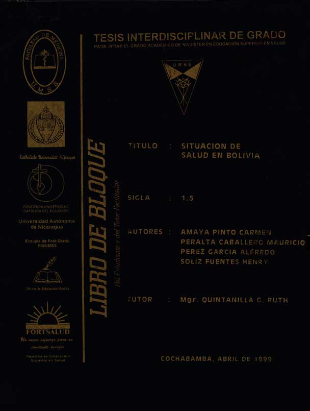 Situación de Salud en Bolivia