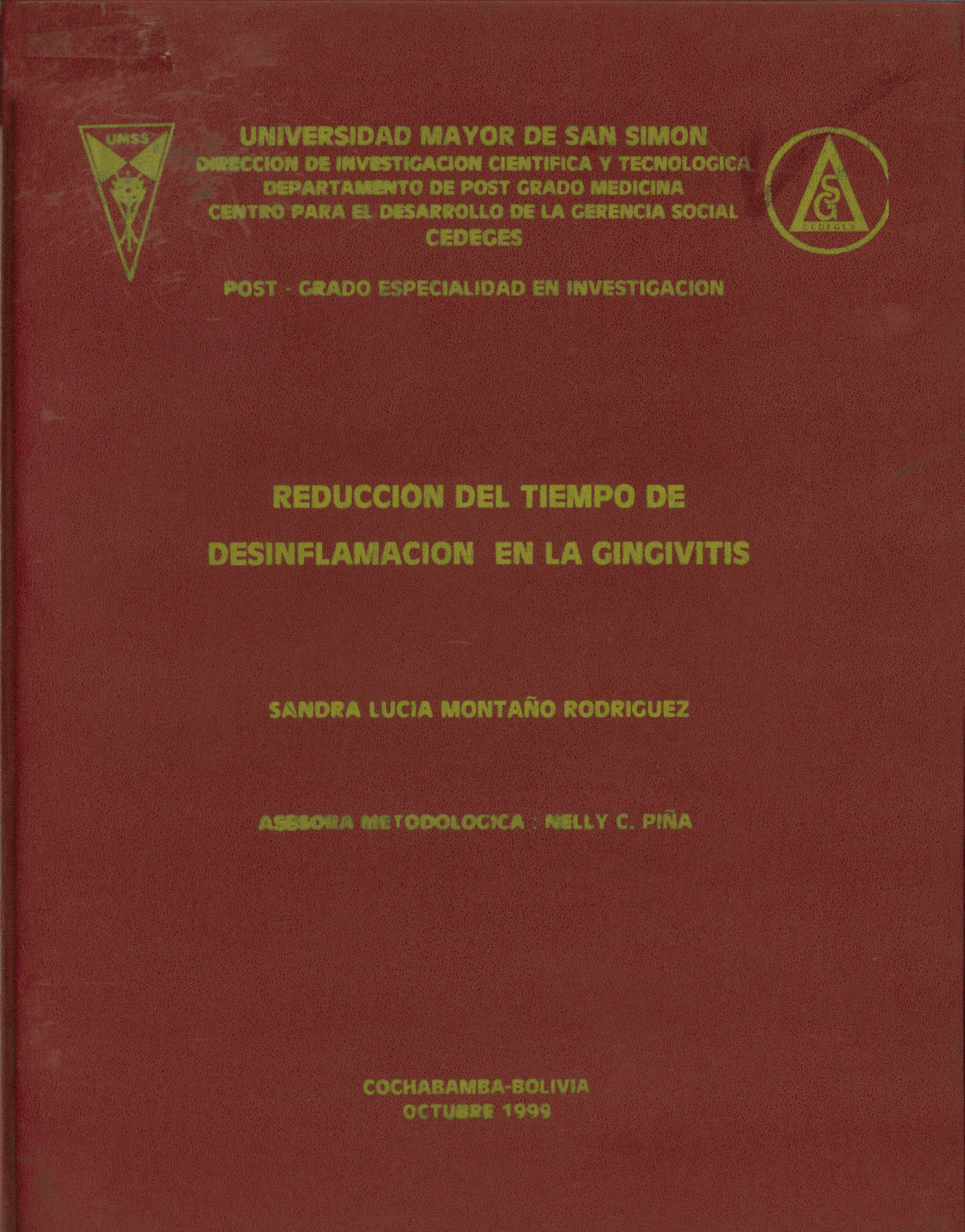 Reduccion del tiempo de Desinflamacion en la Gingivitis
