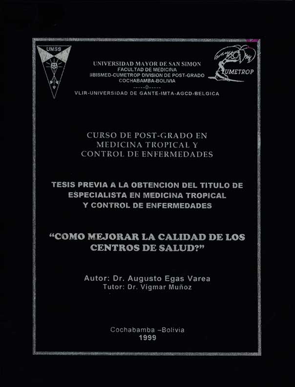 Como mejorar la calidad de los centros de salud