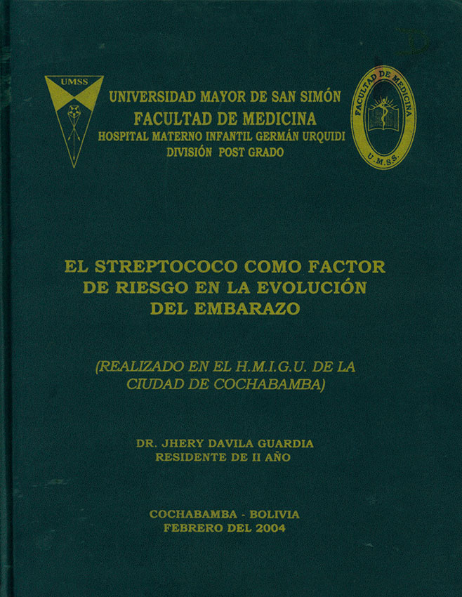 El streptococo como factor de riesgo en la evolución del embarazo