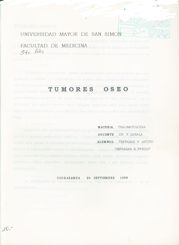 Tumores Oseo