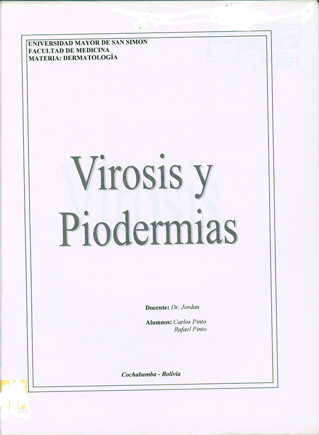 Virosis y Piodermias