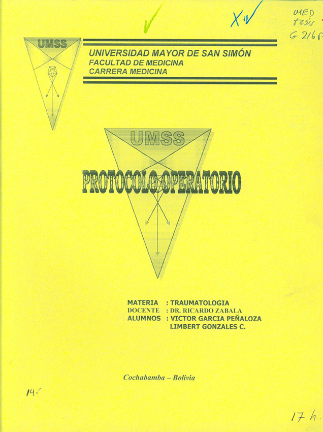 Protocolo Operatorio