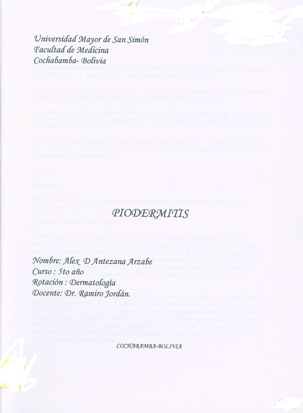 Piodermitis