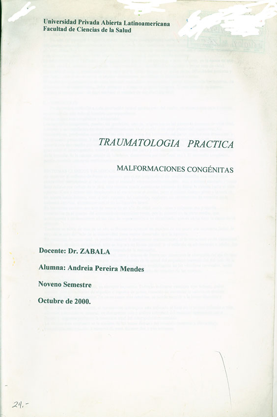Malformaciones Congénitas