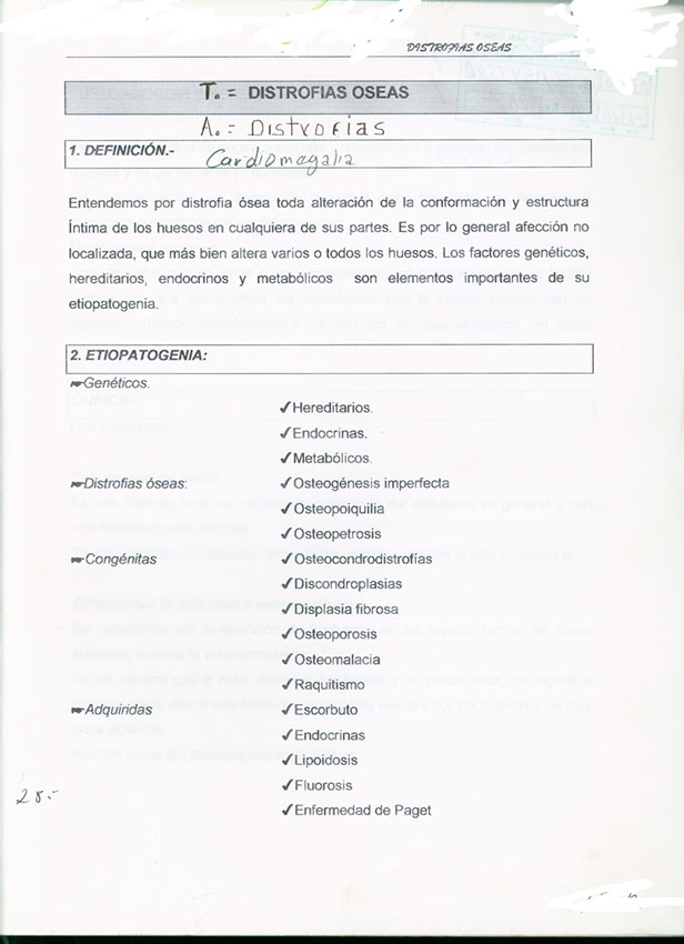 Distrófias oseas