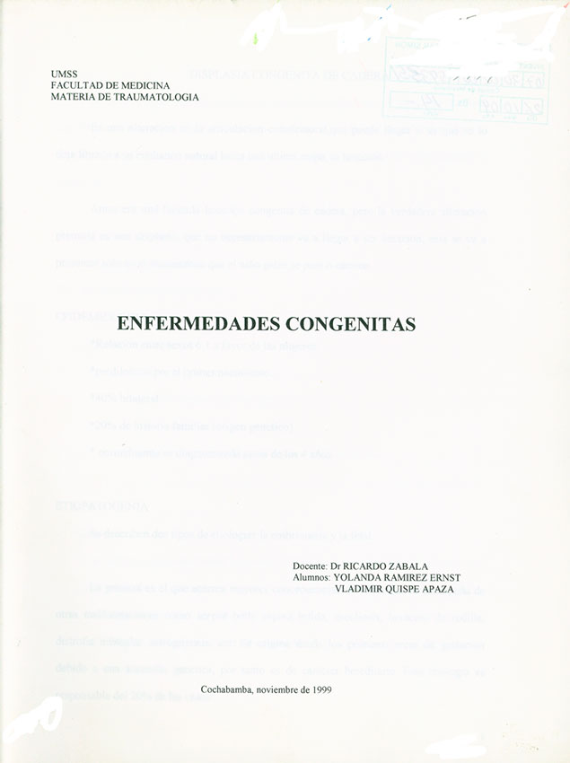 Enfermedades Congénitas
