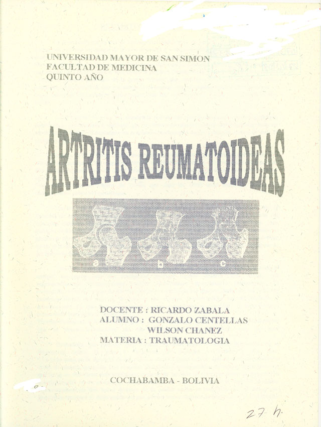 Artritis Reumatoideas