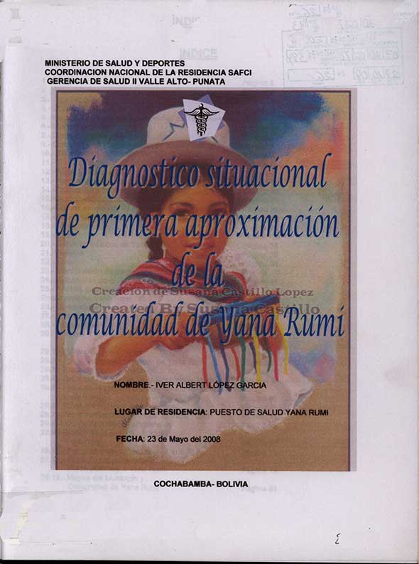 Diagnóstico Situacional de Primera Aproximación de la comunidad de Yana Rumi