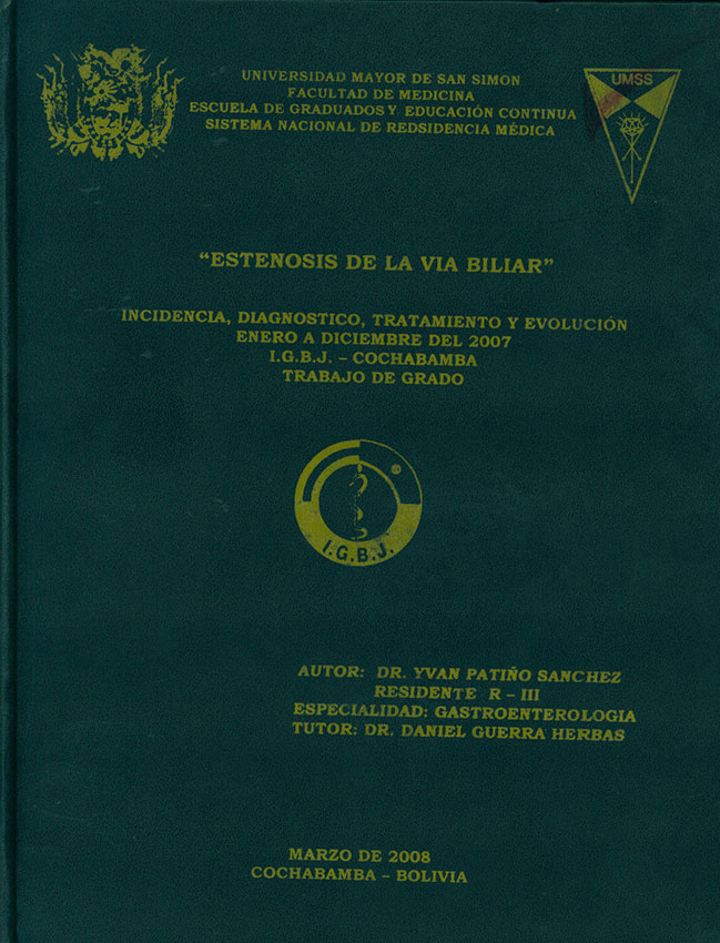 estenósis de la Biliar