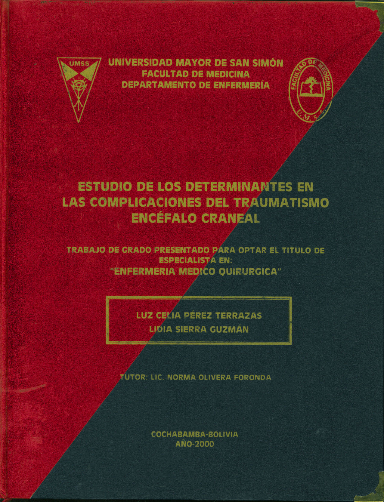 Estudio de los Determinantes en las Complicaciones del Traumatismo Encéfalo craneal