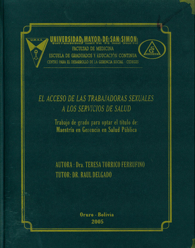El acceso de las trabajadoras sexuales a los servicios de salud