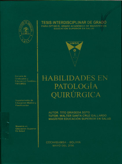 Habilidades en patologia quirúrgica