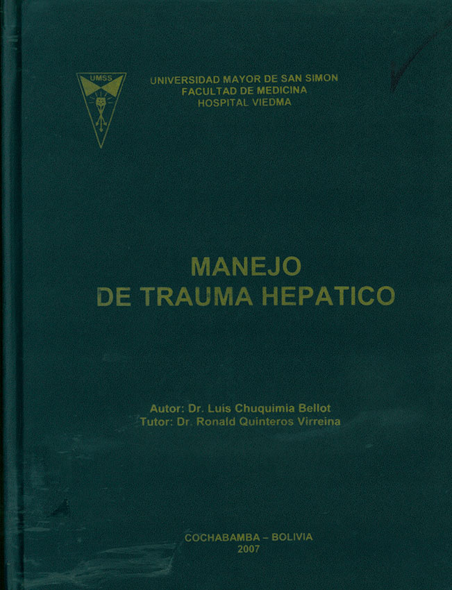 Manejo de trauma hepatico
