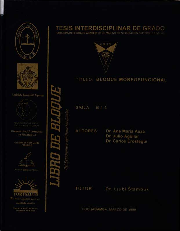 Bloque morfofuncional