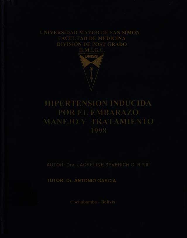 Hipertensión inducida por el embarazo manejo y tratamiento 1998