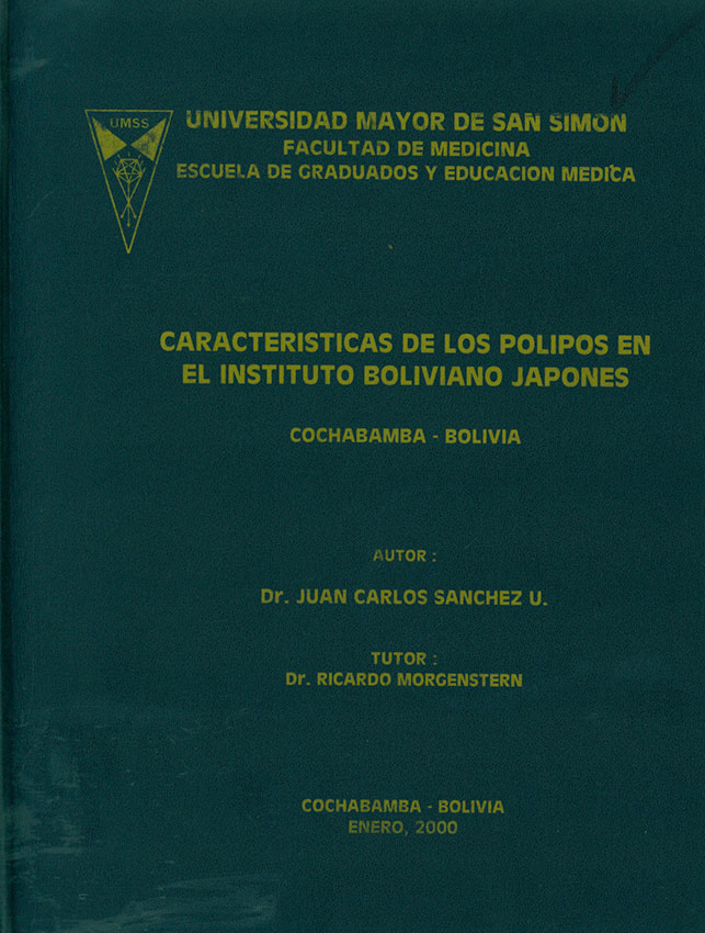 Caracteristicas de los polipos en el Instituto Boliviano Japones
