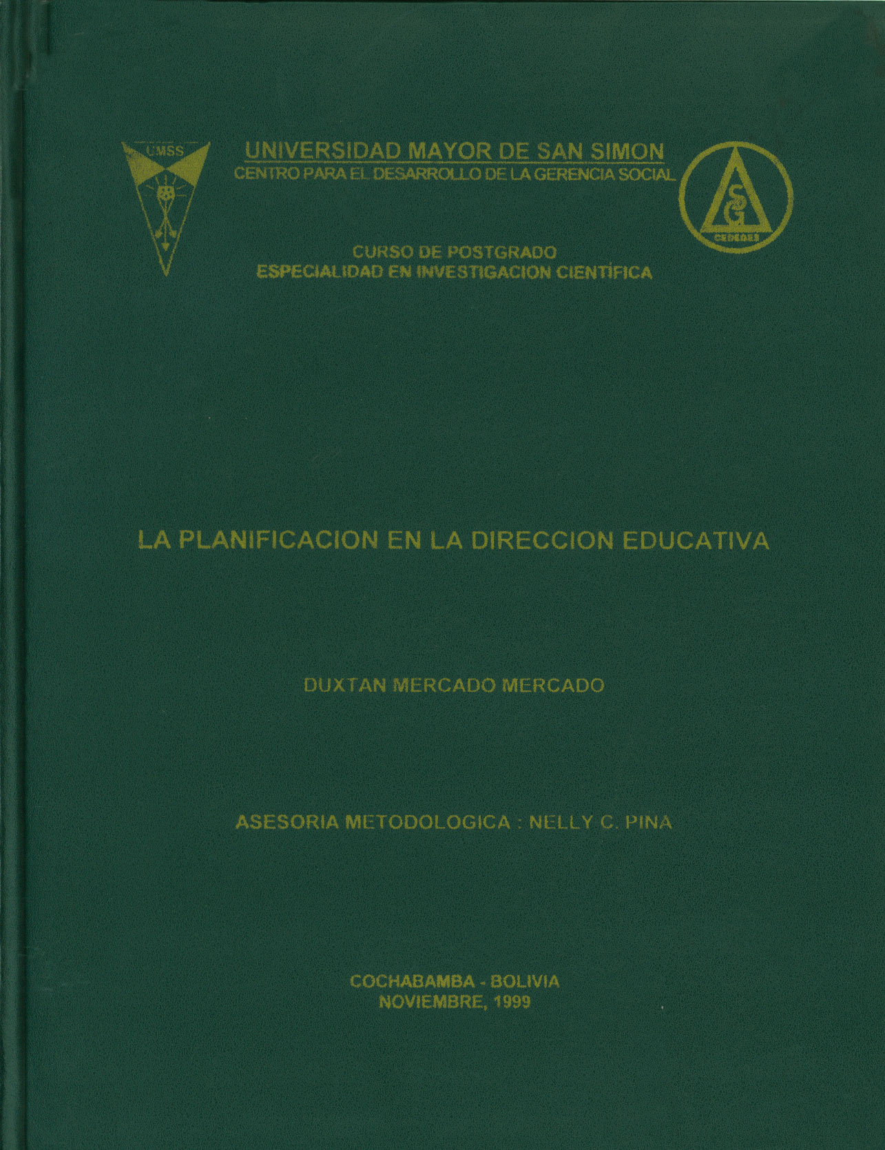 La planificación en la dirección educativa
