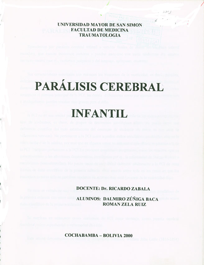 Parßlisis cerebral infantil