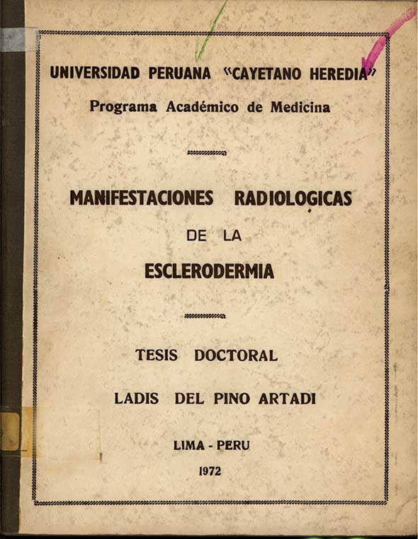 Manifestaciones radiológicas de la esclerdermia