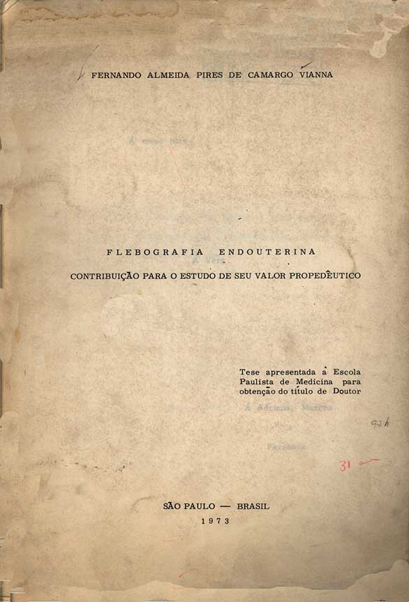 Flebografia  endouterina contribuicao para o estudio de deu valor propedeutico