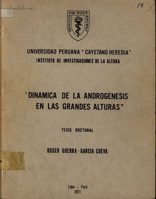 Dinámica de la androgénesis en las grandes alturas