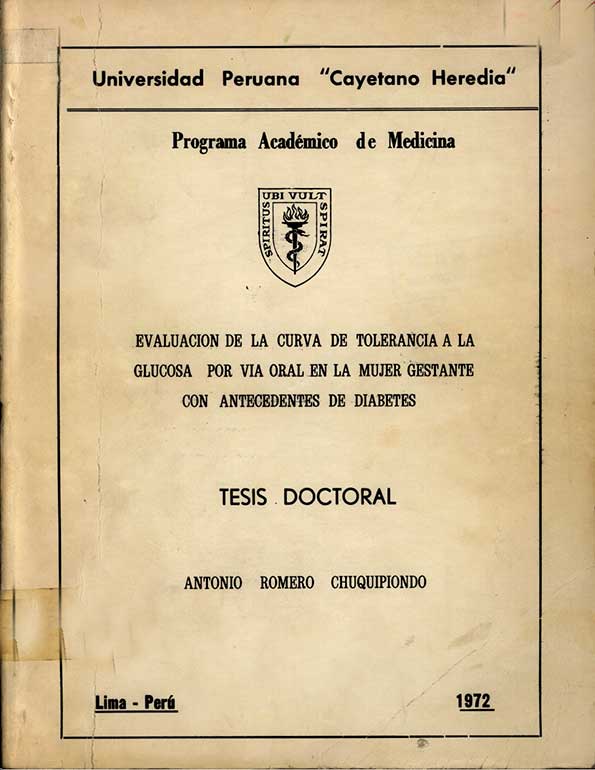 Evaluacion de la curva de tolerancia a la glucosa por via oral en la mujer gestante con antecedentes de diabetes