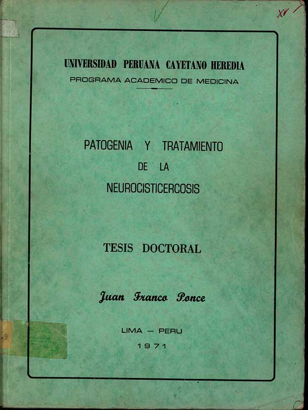 Patogenia y tratamiento de la neurocisticercosis