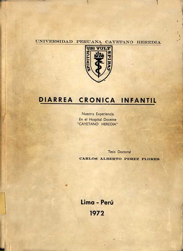 Diarrea cronica infantil