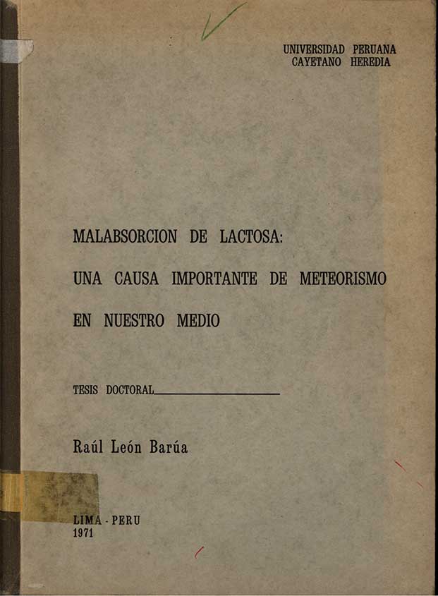 Malabsorcion de lactosa: una causa importante de meteorismo en nuestro medio