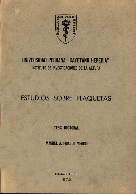 Estudio sobre plaquetas